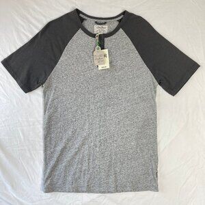 Lucky Brand Grey Label Men's Size Small Softest Cotton Slub Henley T-Shirt